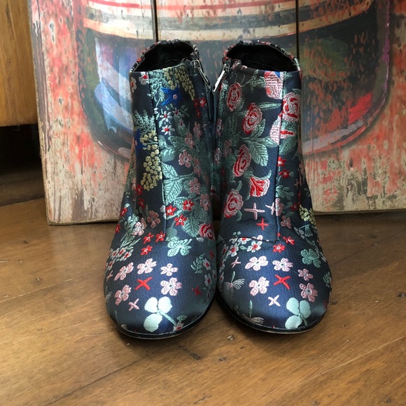 Sam Edelman Cambell Boots/Booties Jacquard Fabric - Picture 2 of 8